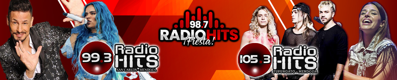 Radio Hits 105.3 Mhz – Radio Hits Fiesta 98.7 Mhz logo